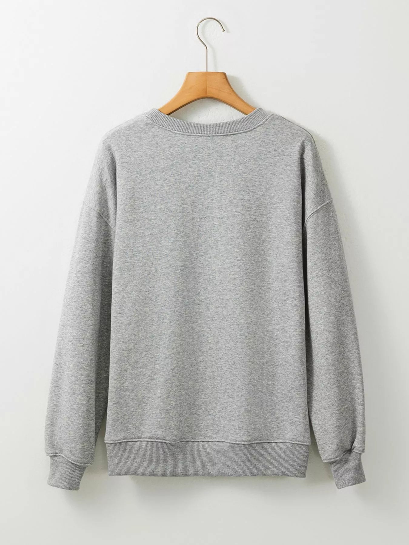Halloween Spooky Ghost Sequin Sweatshirt OutfitFlow