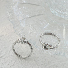 Titanium Steel Knot Ring OutfitFlow