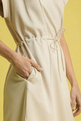 Umgee Side Slit Short Sleeve Midi Tee Dress OutfitFlow