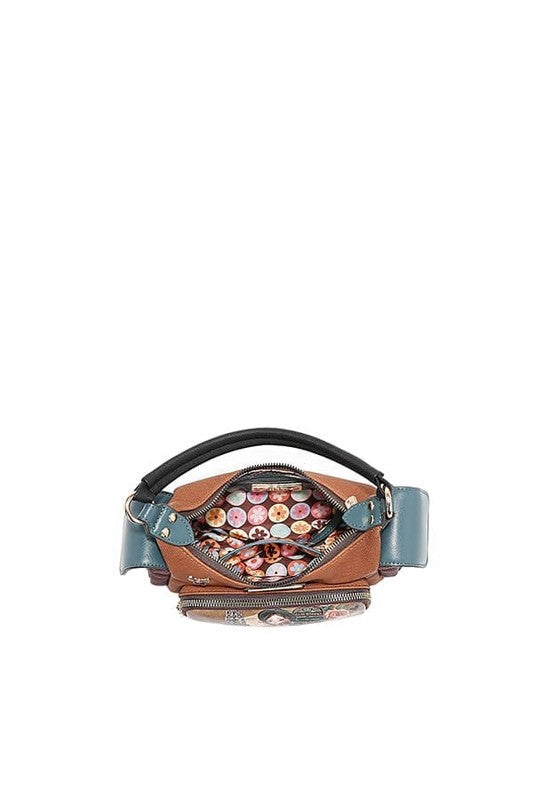 Nicole Lee USA Eco-Leather Shoulder Bag OutfitFlow