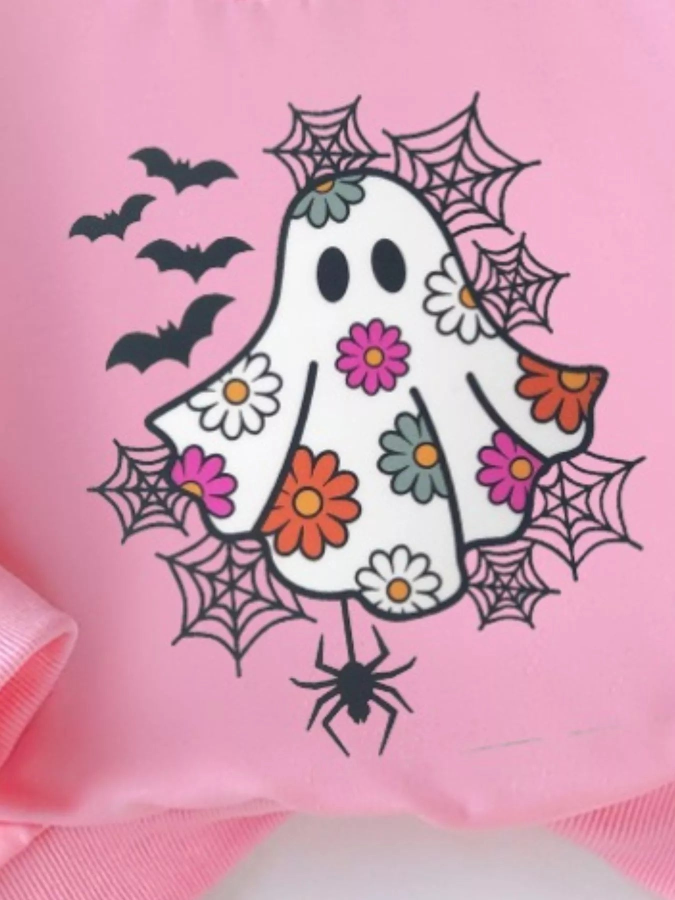 Children's Halloween Graphic Sweatshirt and Flare Pants Set OutfitFlow