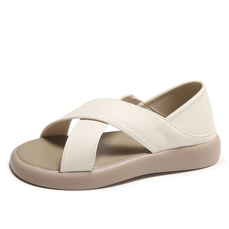 Crossover Platform Comfort Sandals OutfitFlow
