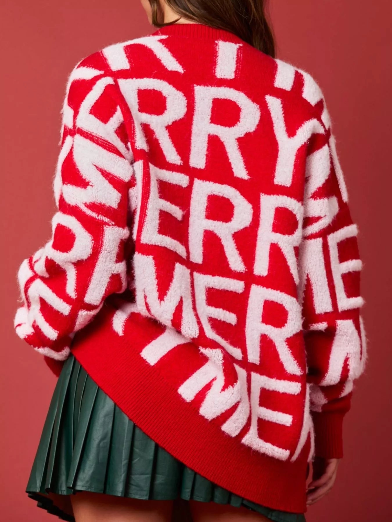 Christmas Merry Festive Holiday Sweater OutfitFlow