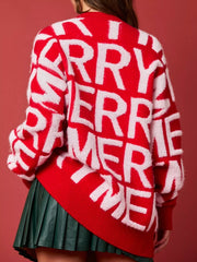 Christmas Merry Festive Holiday Sweater OutfitFlow