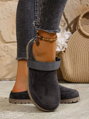 Round Toe Flats Slip-Ons OutfitFlow
