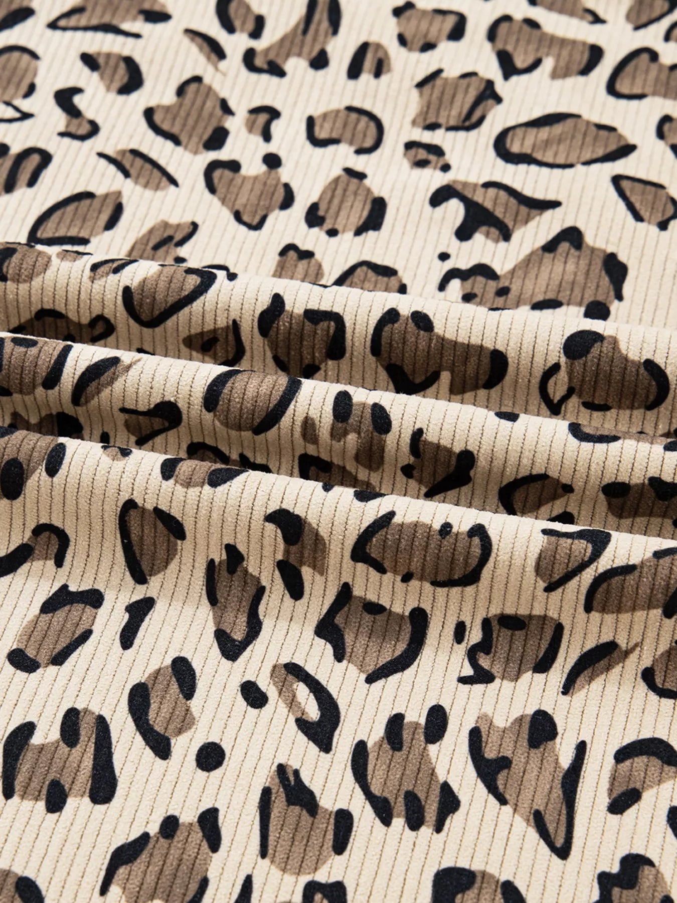 Leopard Bib Wide Leg Jumpsuit OutfitFlow