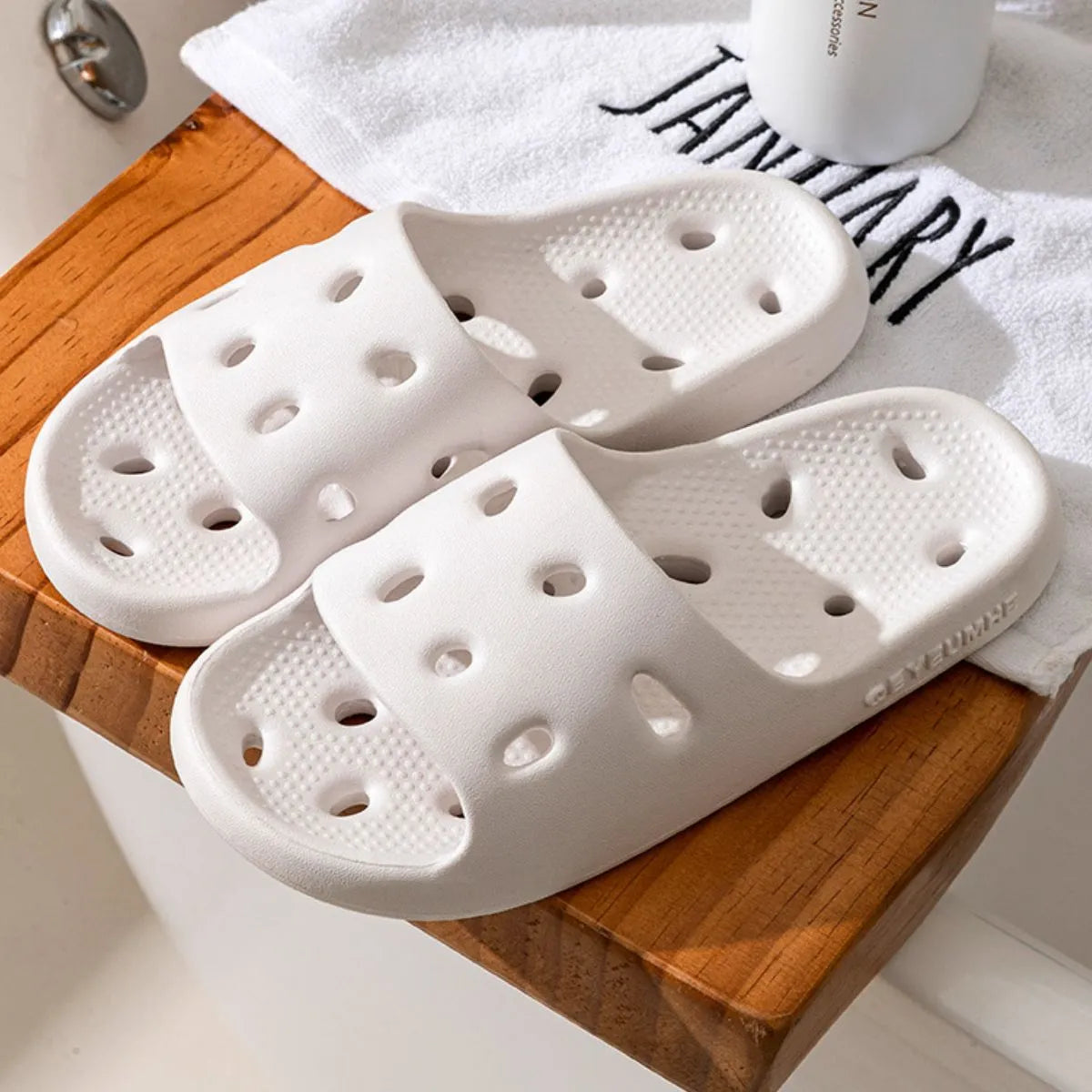 Open Toe Platform Slippers OutfitFlow