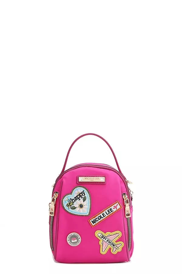 Nicole Lee USA Color Patch Multi Bag PLUM OS OutfitFlow