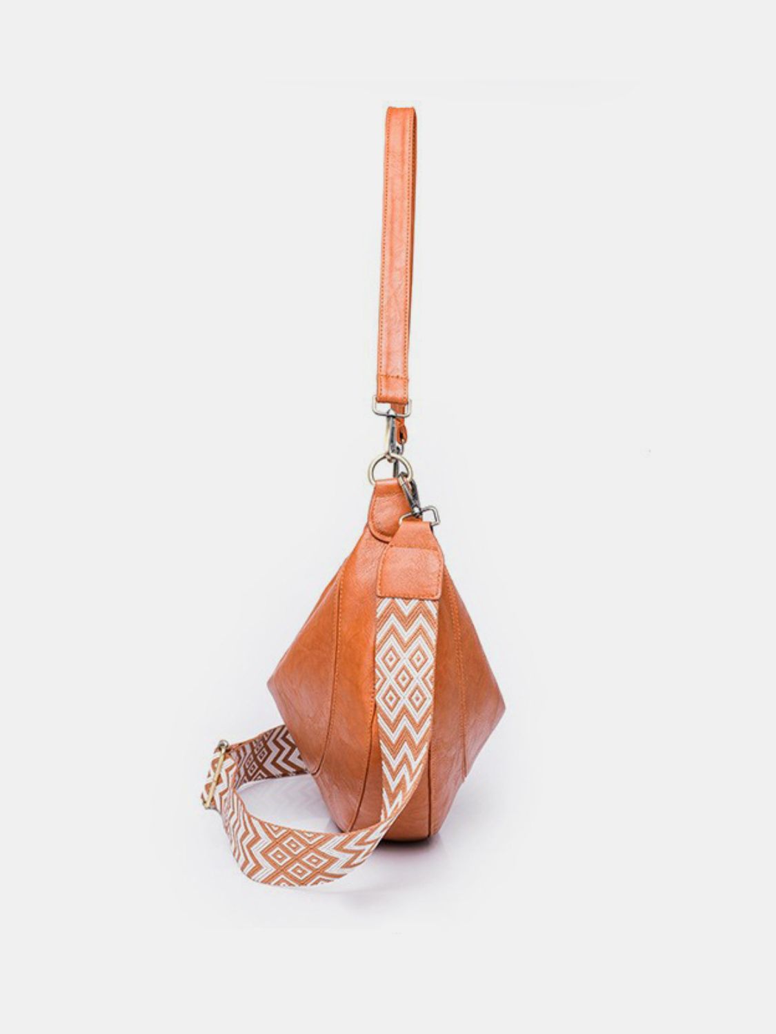 Outfit Flow - PU Leather Removable Strap Crossbody Bag