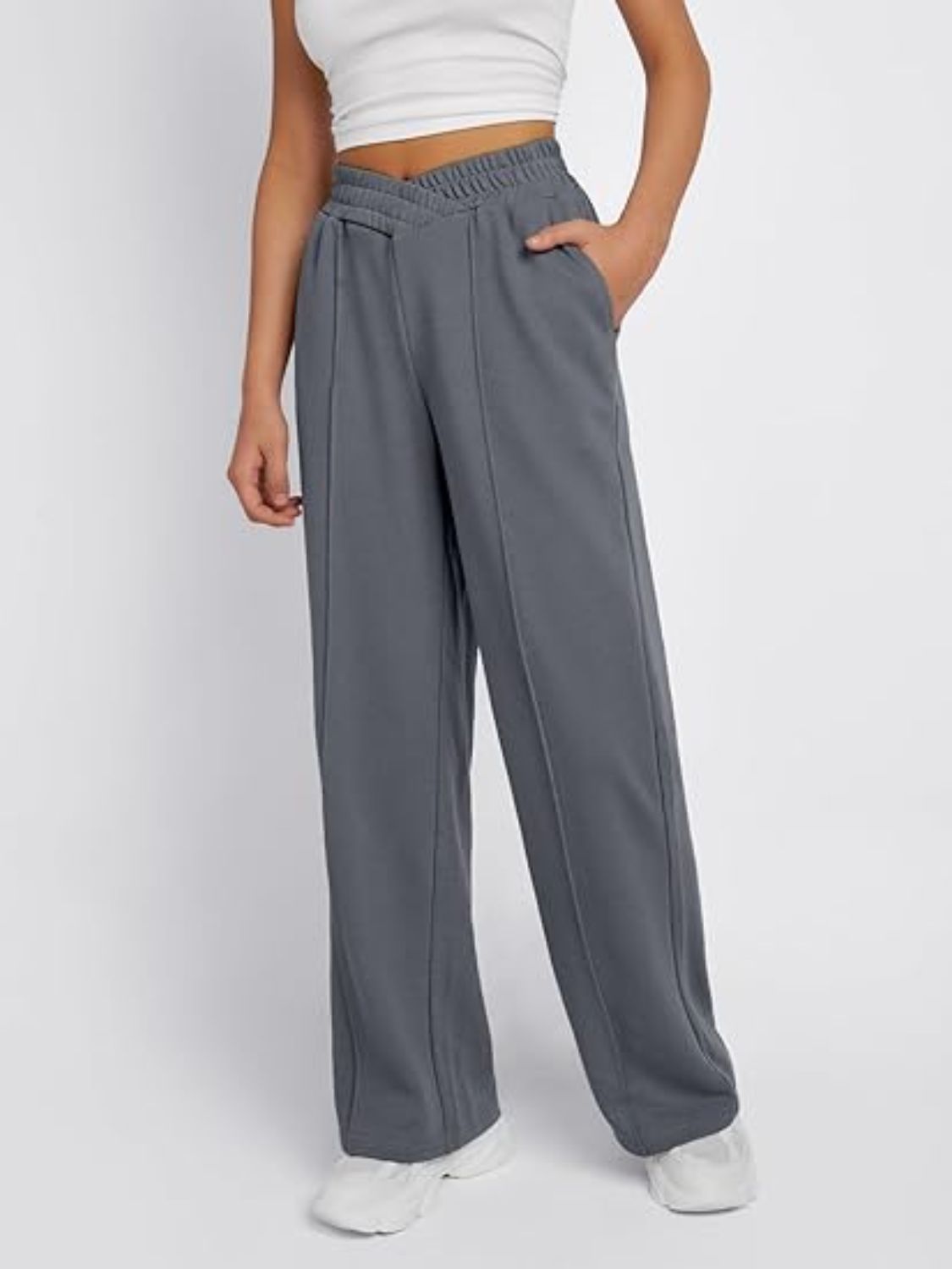 Outfit Flow - Elastic Waist Wide Leg Pants