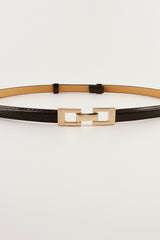 PU Skinny Belt