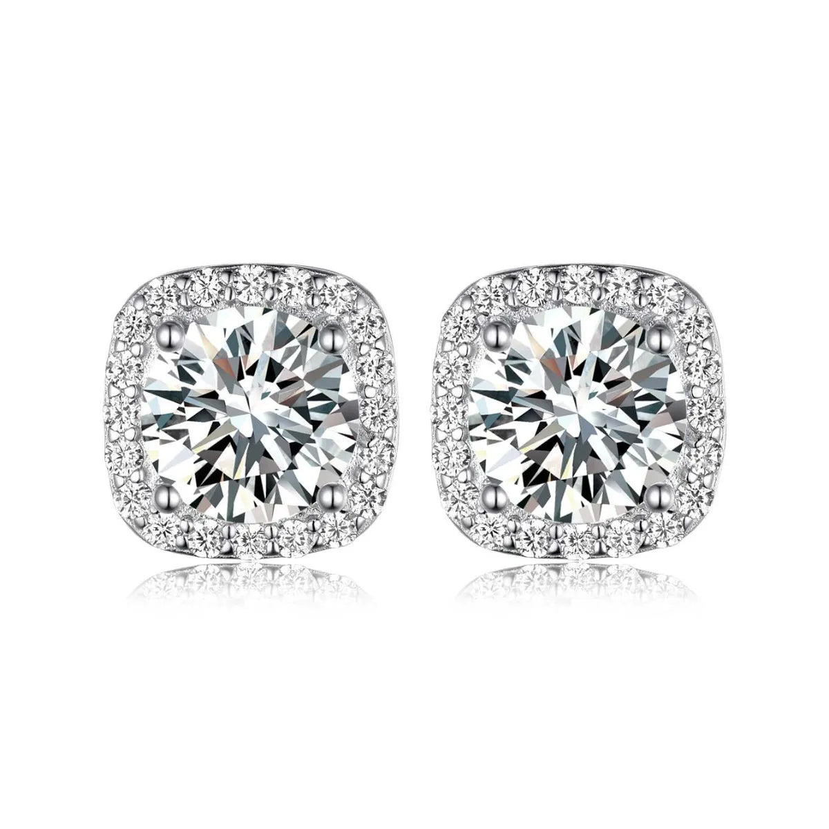 2.4 Carat Moissanite Stud Earrings OutfitFlow