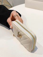 PU leather Solid Color Wallet OutfitFlow