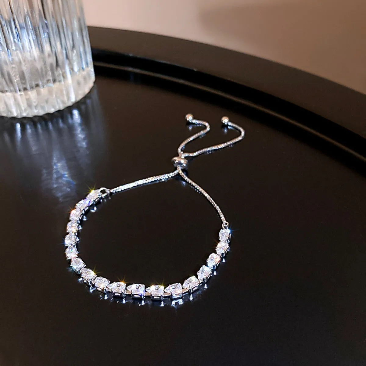 Alloy Zircon Bracelet OutfitFlow