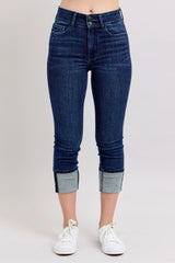 Judy Blue High-Waist Double Waist Band Skinny Jeans OutfitFlow