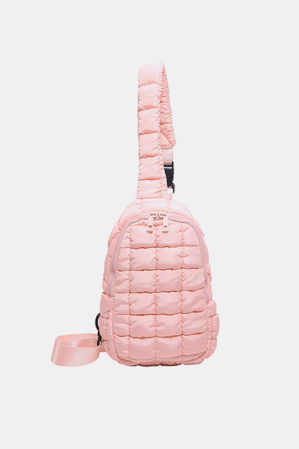 Quilted Nylon Crossbody Bag