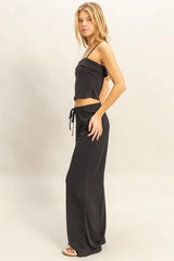 HYFVE Rib Knit Cami Top and Pants Set OutfitFlow