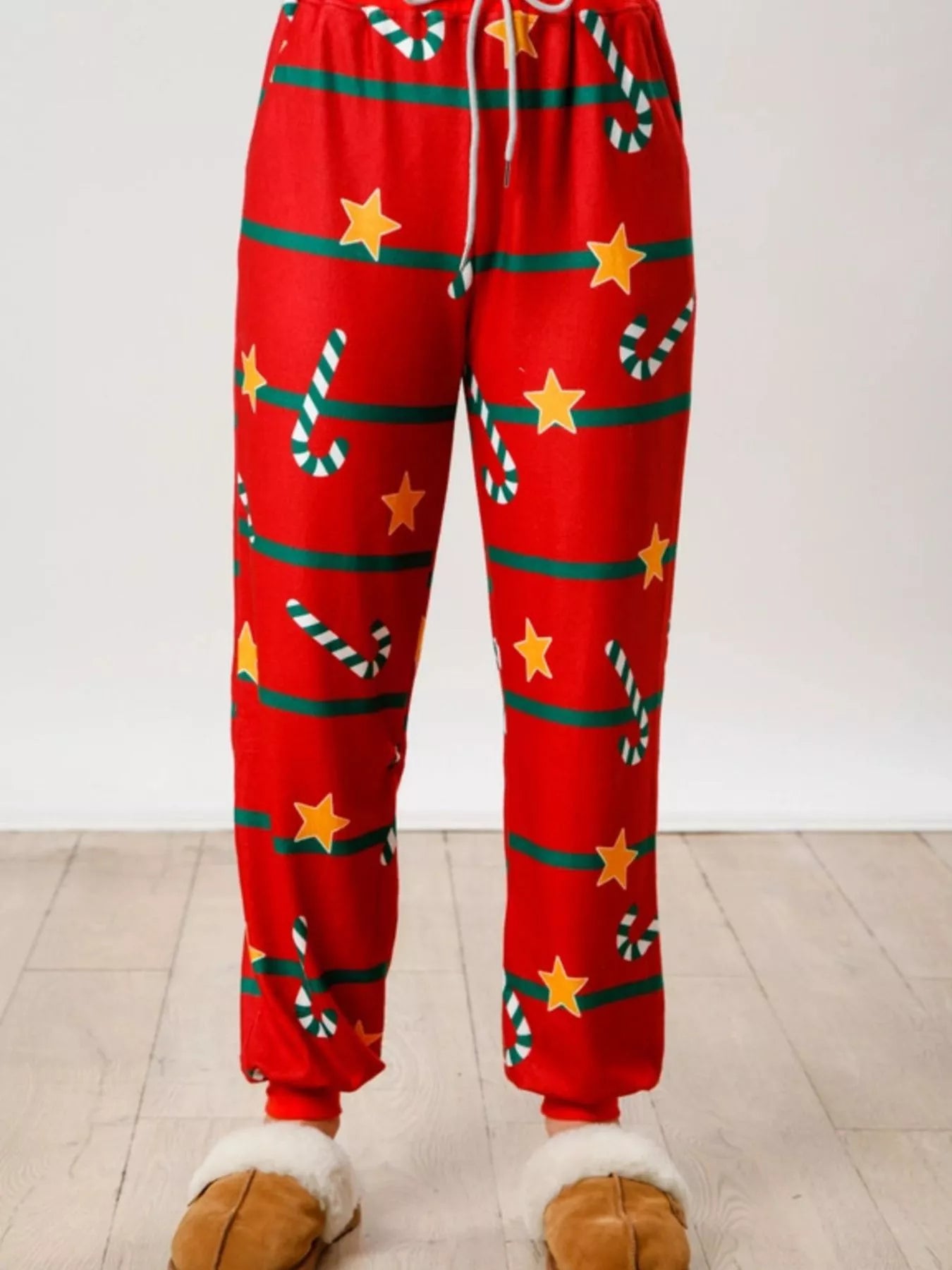 Christmas Long Sleeve Top and Pants Lounge Set OutfitFlow