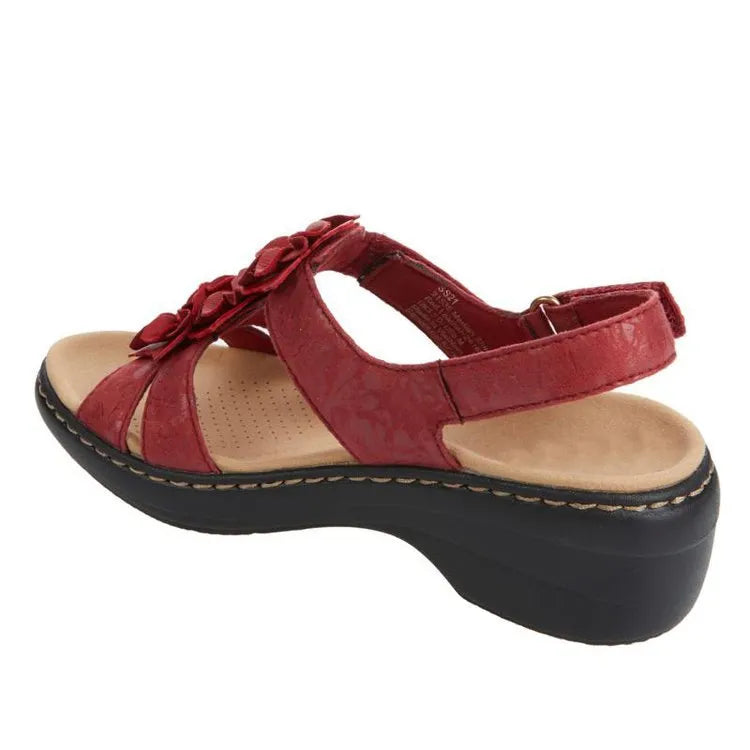 Open Toe Wedge Sandals OutfitFlow