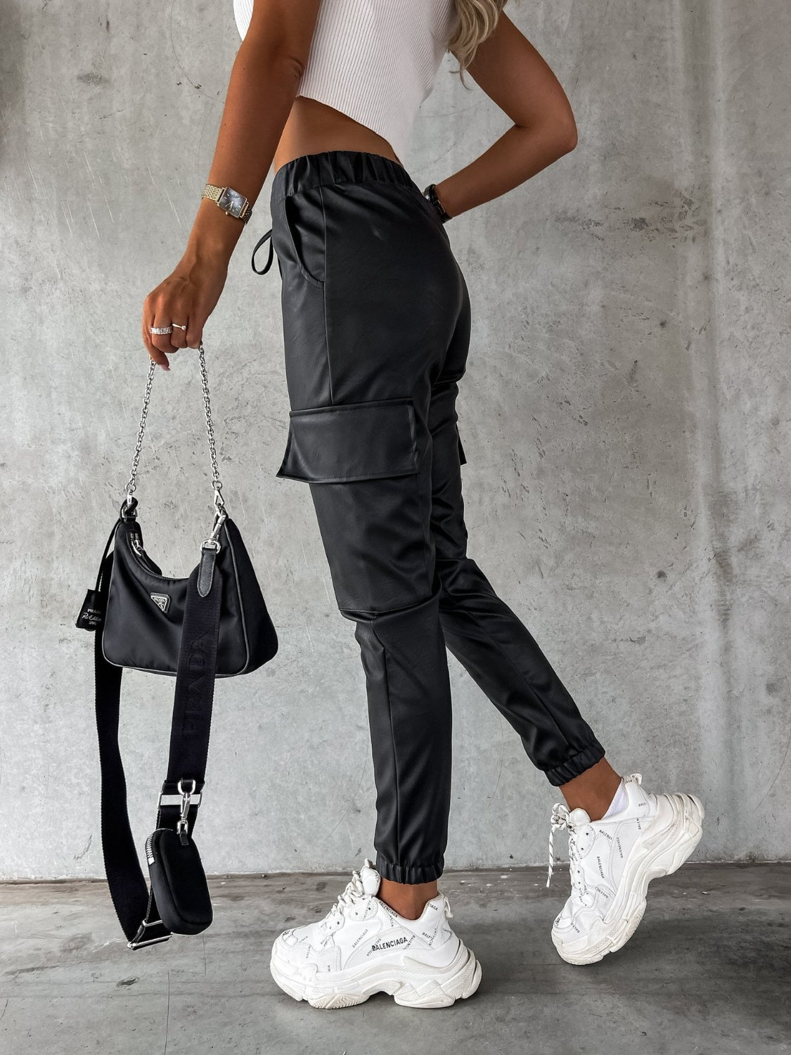 Outfit Flow - Drawstring Pants with Pockets