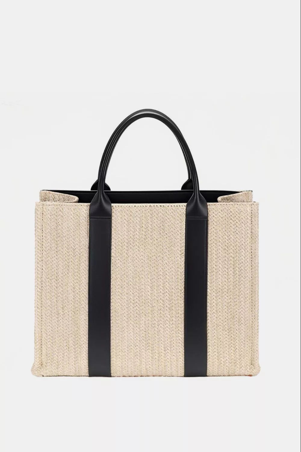 David Jones Square Woven Tote Handbag Trendsi