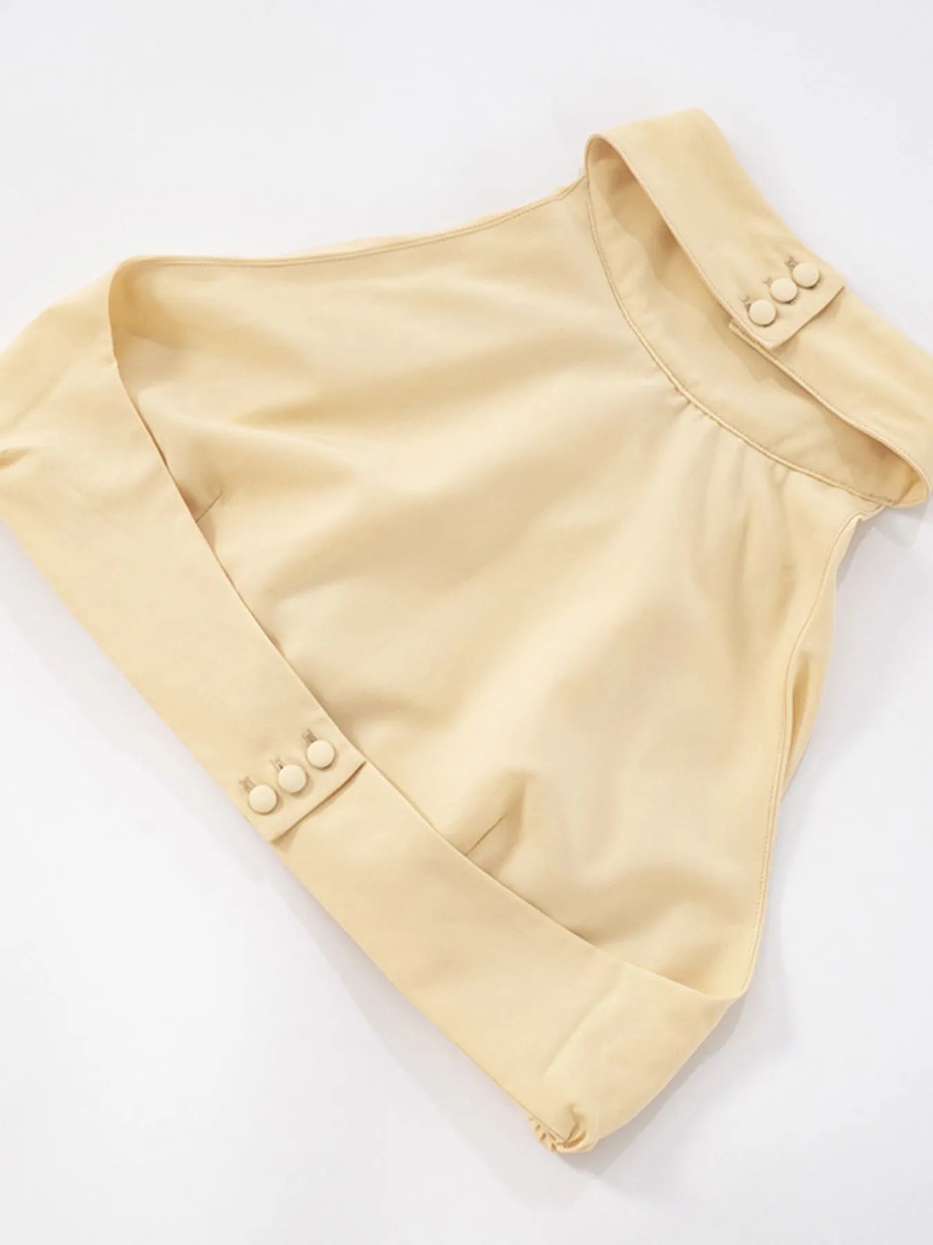 Button Back Halter Crop Top and Shorts Set OutfitFlow