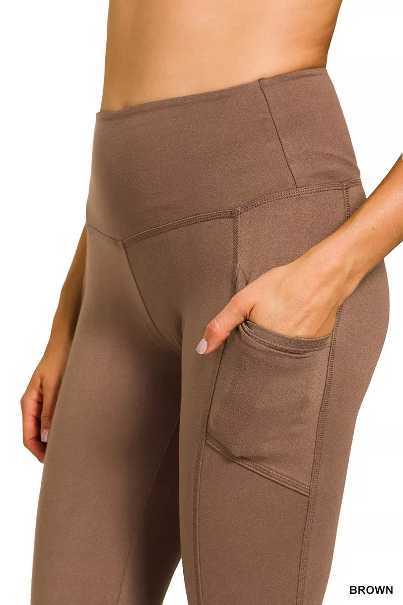 Zenana Brushed Dty Microfiber Flare Pants OutfitFlow