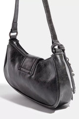 Fame Triple Belt Faux Leather Hand Bag OutfitFlow