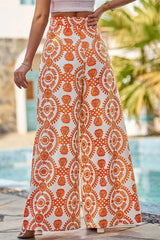 Outfit Flow - Printed Wide Leg Pants