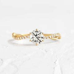 925 Sterling Silver Inlaid Zircon Ring OutfitFlow