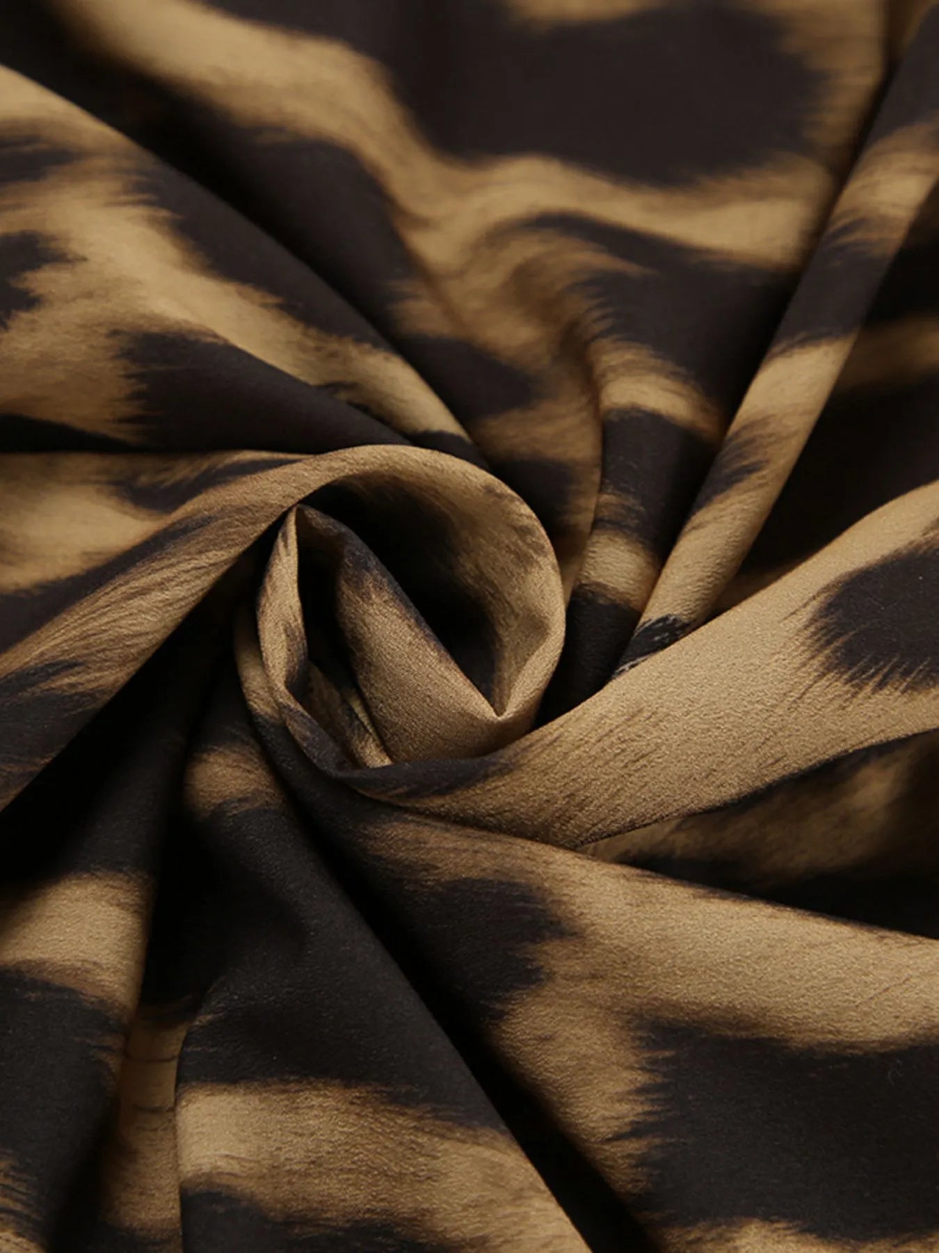 Leopard Print High Waist Flare Maxi Skirt OutfitFlow