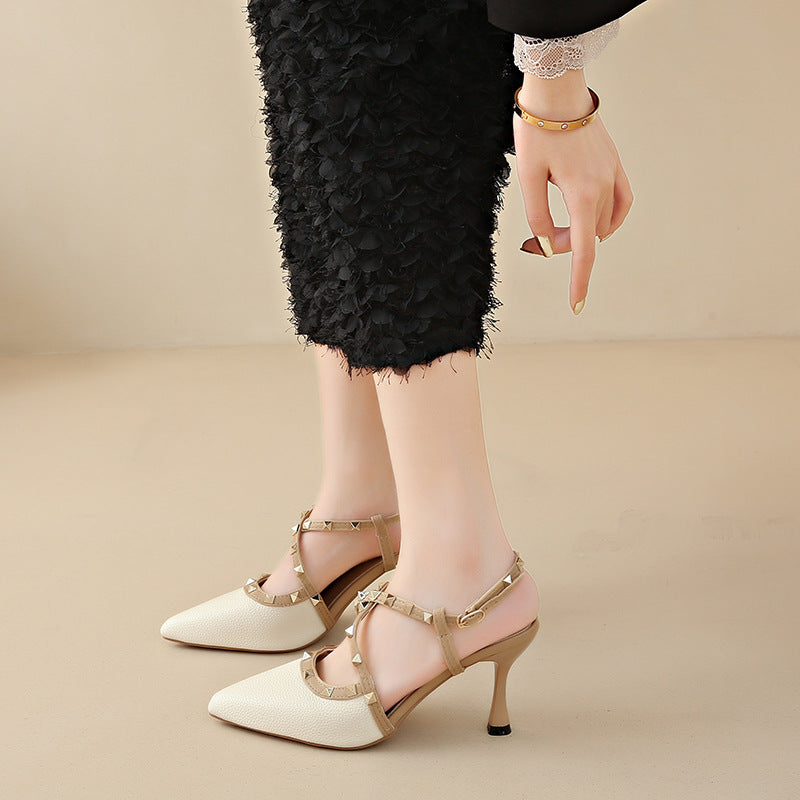 Point Toe Stiletto Pumps OutfitFlow