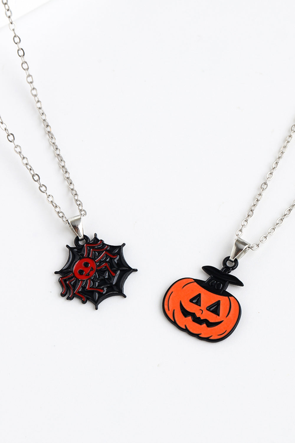 Two-Piece Halloween Theme Necklace Set OutfitFlow