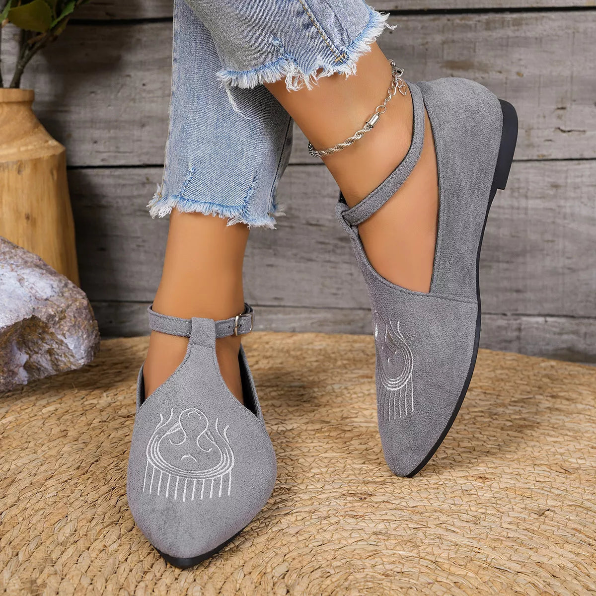 Point Toe Slip-Ons Style E OutfitFlow