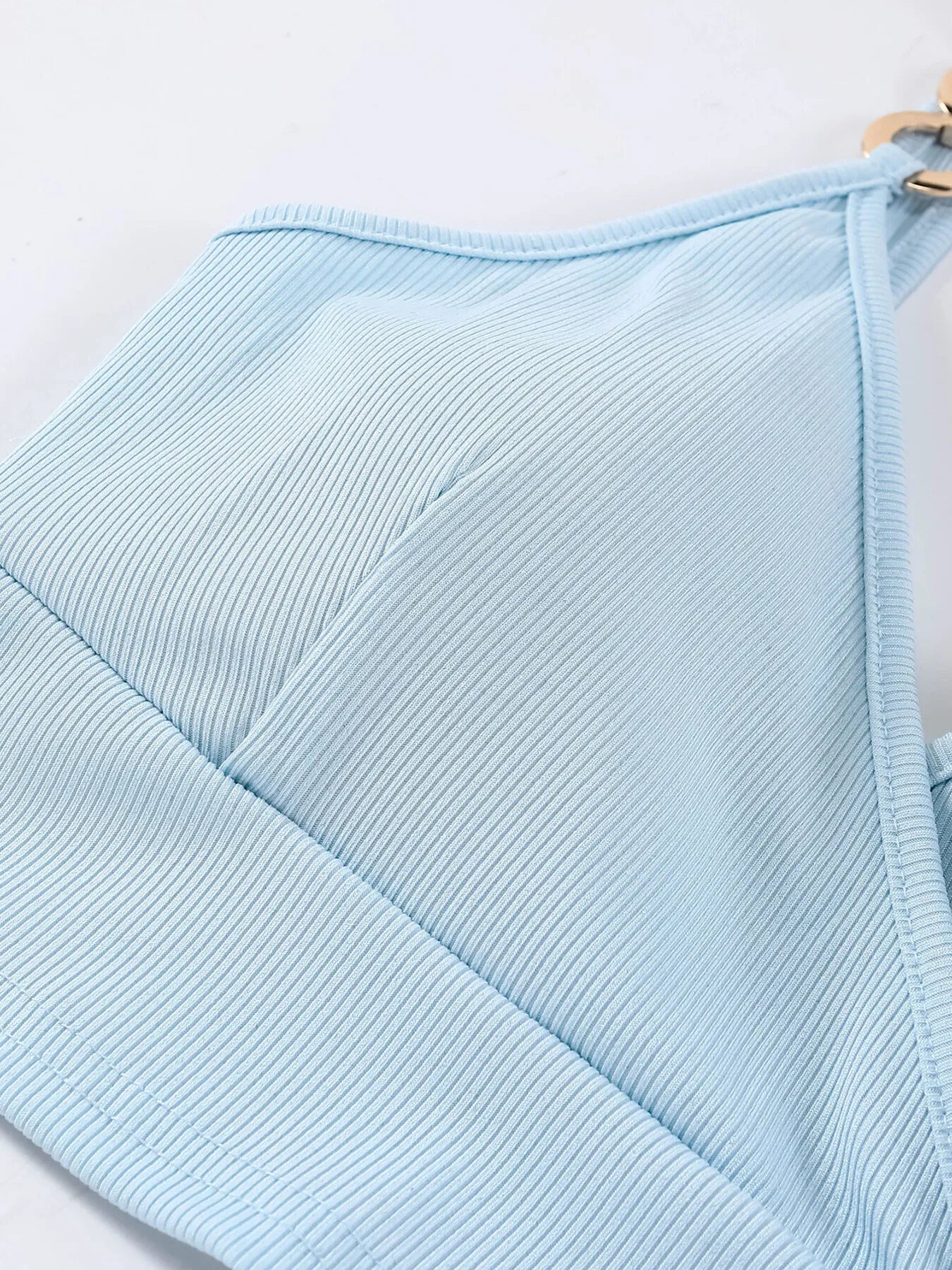 Chain Strap Ribbed Cami Top OutfitFlow
