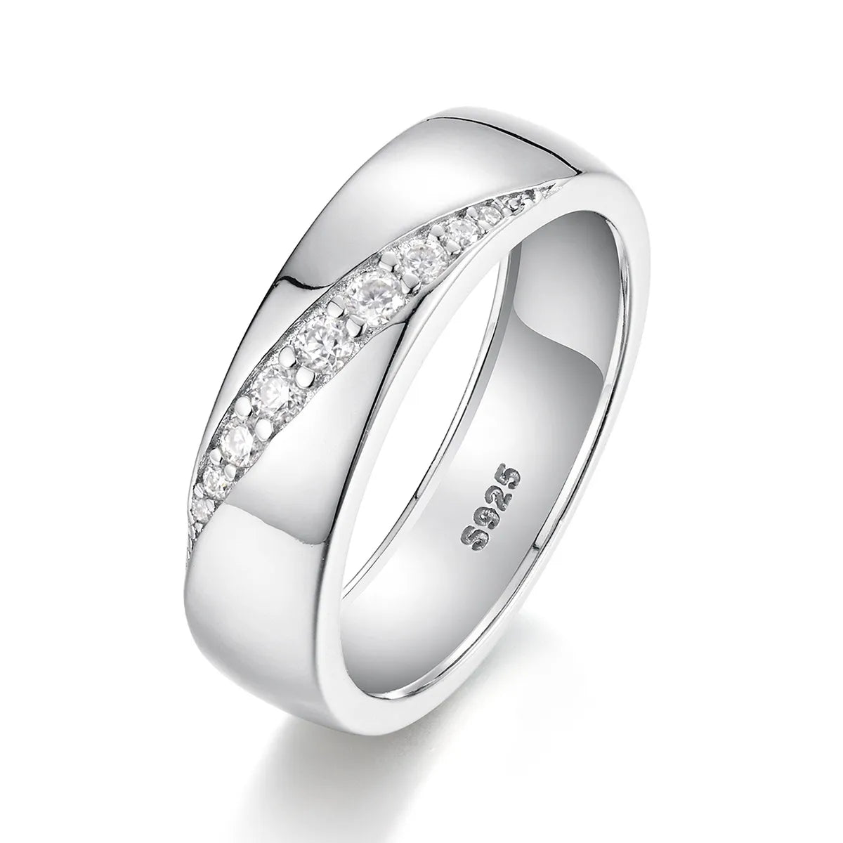 925 Sterling Silver Moissanite Ring OutfitFlow