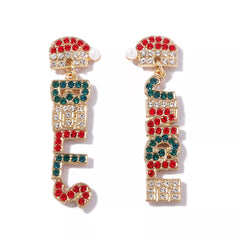 Christmas Jingle Bells Drop Earrings OutfitFlow
