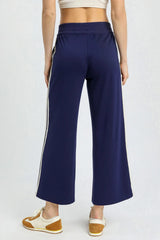 Umgee Wide-Leg Pants with Lace Trim OutfitFlow