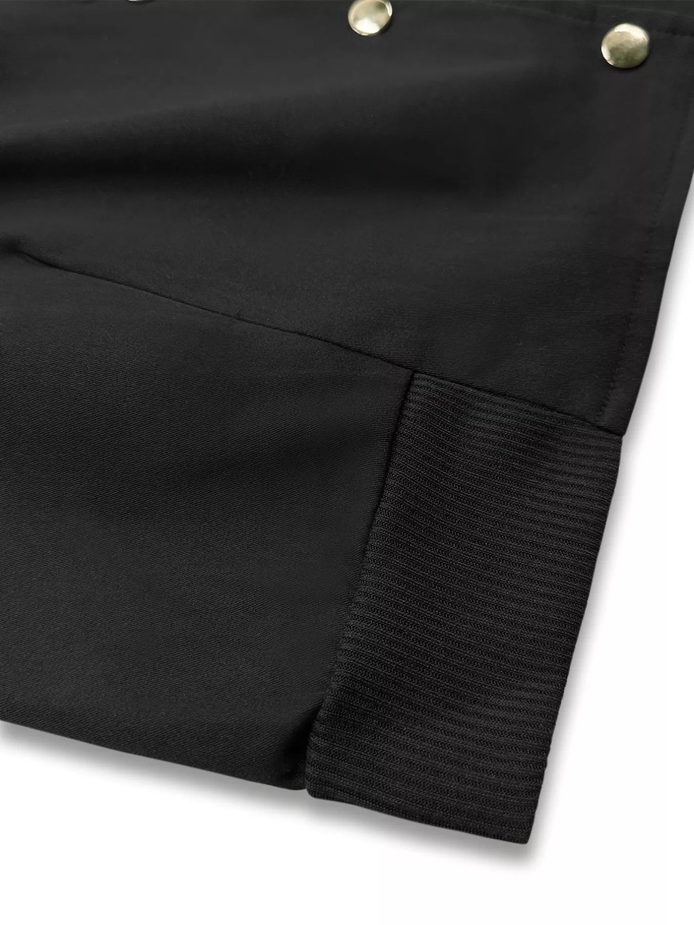 Snap Down Cropped Bomber Jacket OutfitFlow