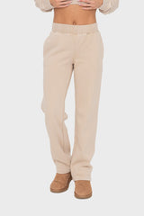 Outfit Flow - Mono B Elastic Waist Fleece Pants with Pockets