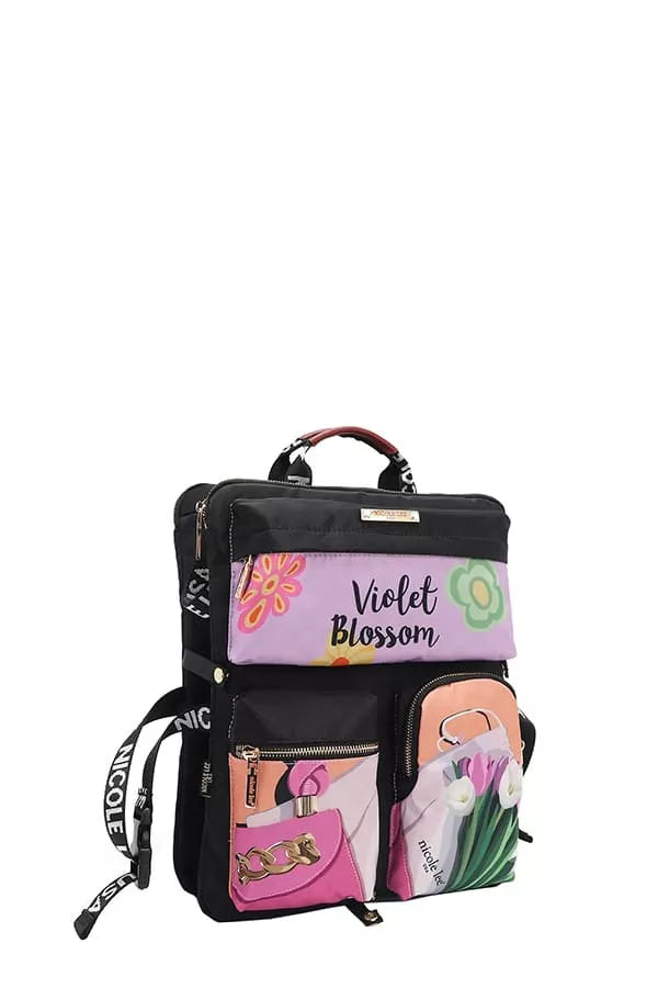 Nicole Lee USA Multi-Pocket Travel Backpack OutfitFlow