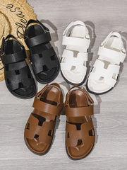 H-Style Gladiator Sandals with Ankle Strap OutfitFlow