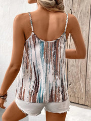 Striped Scoop Neck Cami OutfitFlow
