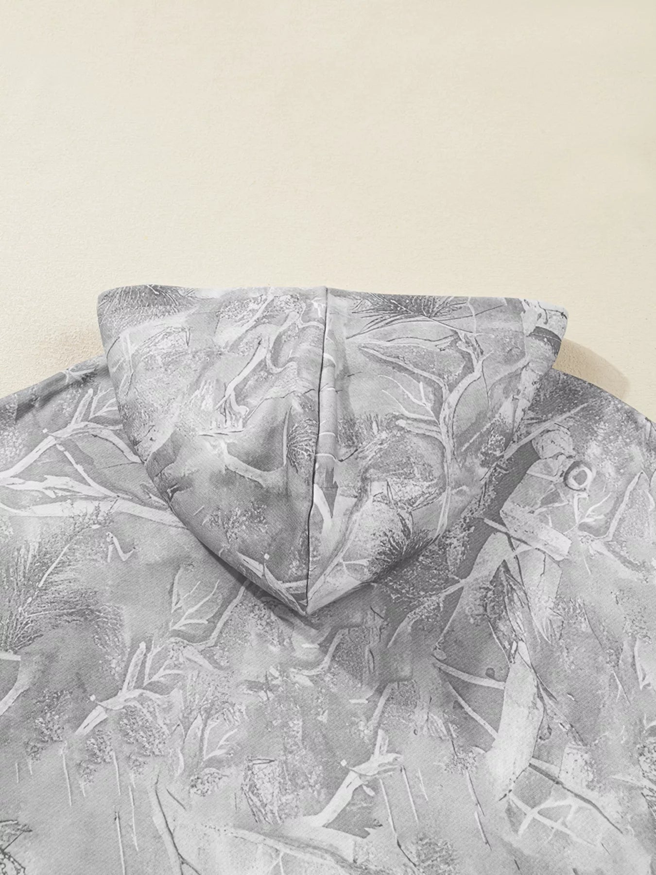 Camouflage Woodland Print Oversized Sporty Hoodie OutfitFlow