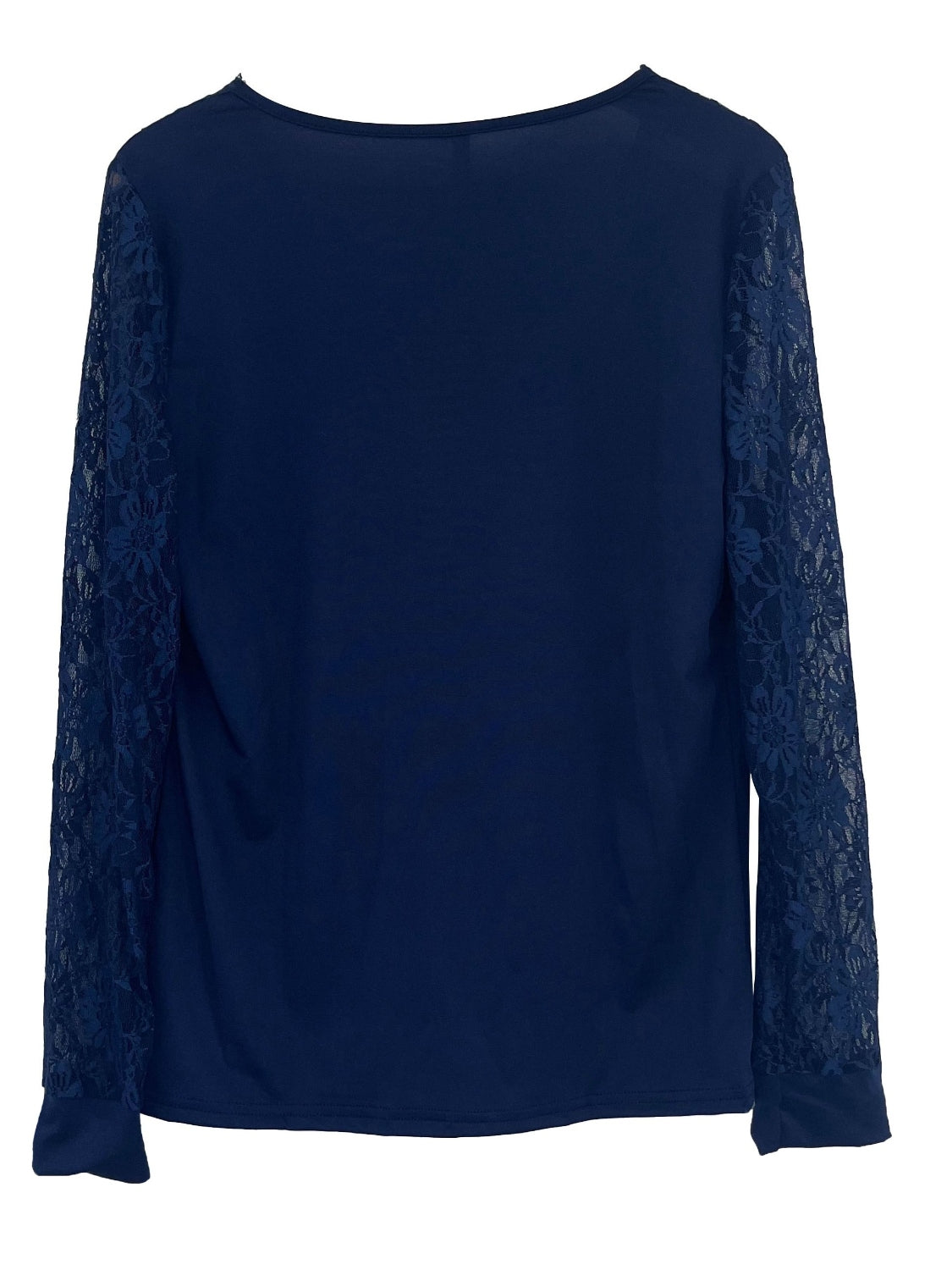 Outfit Flow - Full Size Lace Detail V-Neck Long Sleeve Blouse