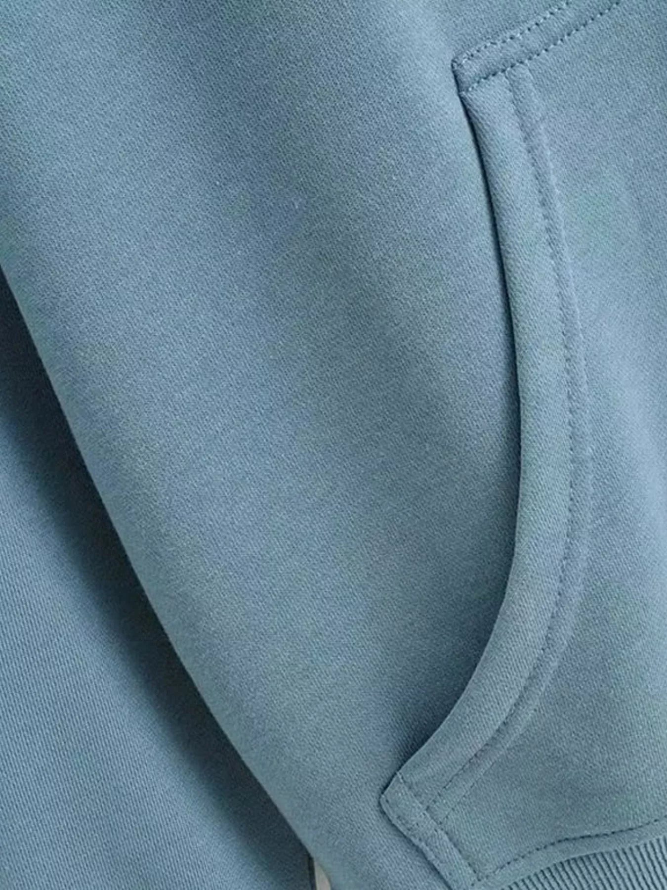 Casual Loose Zip-Up Hoodie OutfitFlow