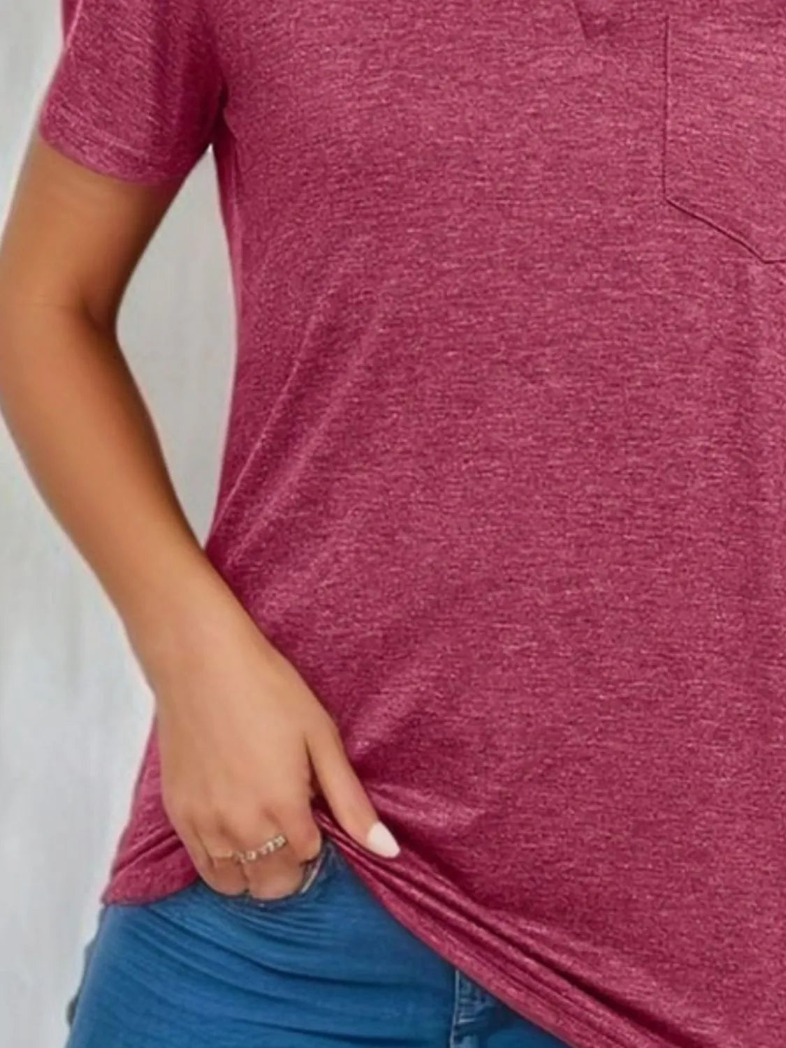 Johnny Collar Short Sleeve Top OutfitFlow
