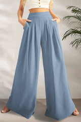 Outfit Flow - FAM-FAM High Waist Wide Leg Pants