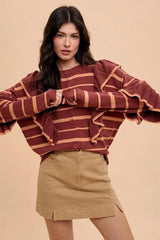 Annie Wear Comfort Stretch Cotton Slit Detailed Mini Skirt OutfitFlow
