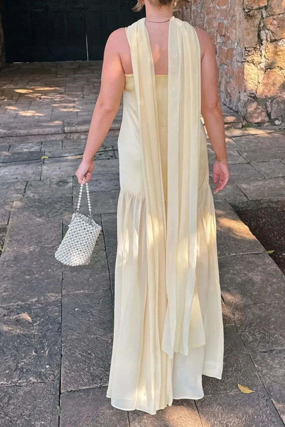 Adjustable Strap Maxi Cami Dress OutfitFlow